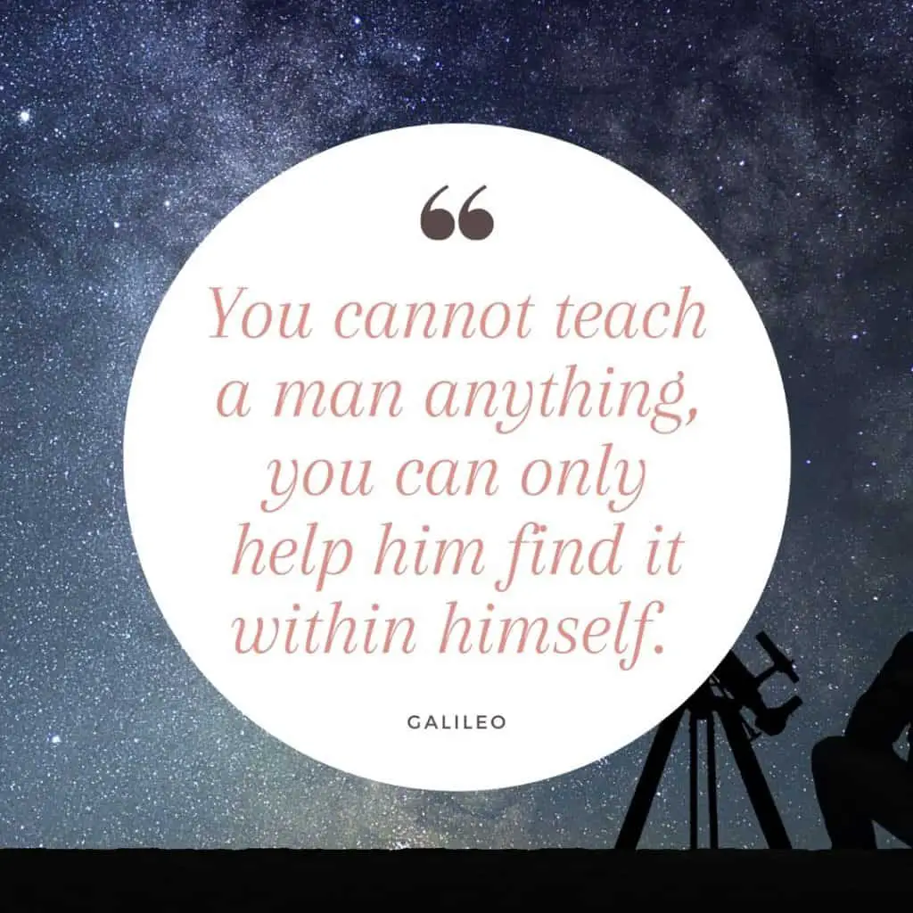 Galileo teacher quote.