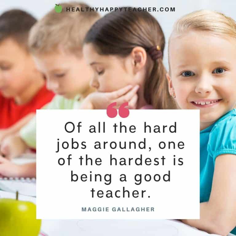 You are the Best Teacher Quotes | Healthy Happy Teacher