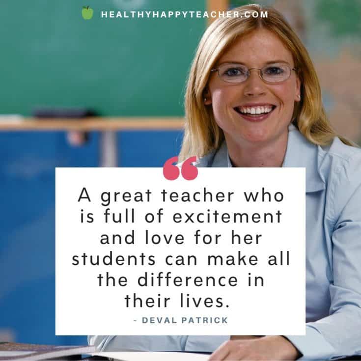 You are the Best Teacher Quotes | Healthy Happy Teacher