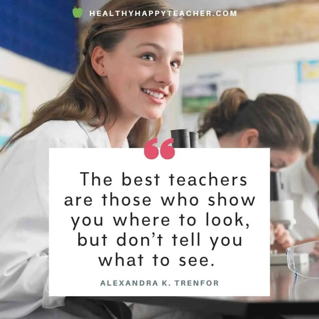 Alexandra Trenfor teaching quote