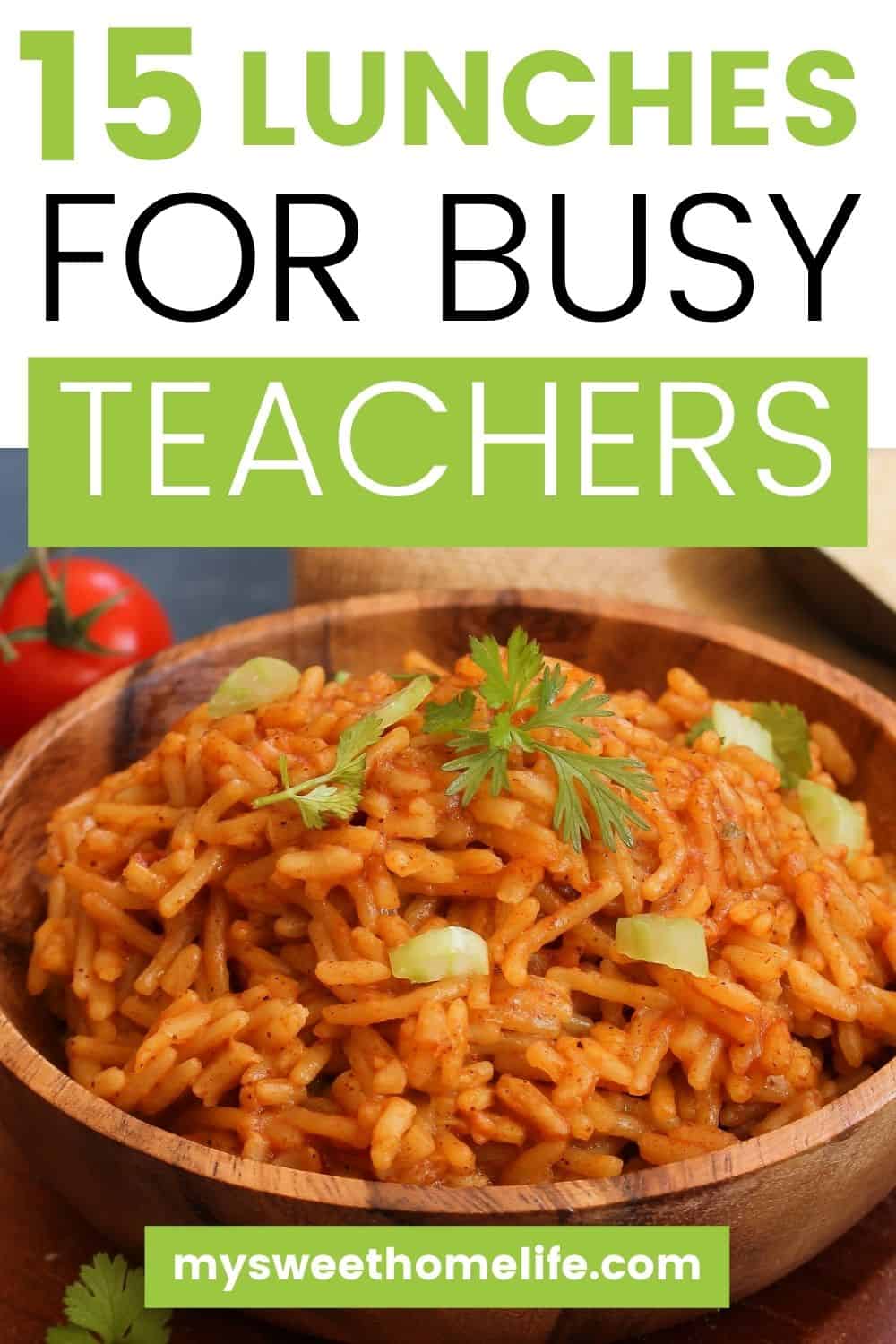 Lunches for busy teachers Healthy, happy teacher
